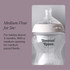 Tommee Tippee Natural Start Wide Latch Flex & Stretch Teats in Medium Flow, 2 Pack