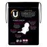 U by Kotex Zero Pads Super With Wings 10 Pack