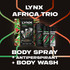 LYNX GIFTSET TRIO AFRICA R25 730 ML