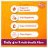 Metamucil Multi-Health Fibre with 100% Psyllium Natural Psyllium Lemon Lime Smooth 72 Doses