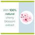 Palmolive Naturals Body Wash Cherry Blossom 1L Moisturising Almond Milk