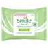 Simple Kind to Skin Facial Wipes Cleansing 25 Pack