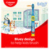 Colgate Kids Junior Bluey Manual Toothbrush, 1 Pack, Extra Soft Bristles, for Children 2-5 Years