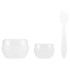Manicare Cosmetic Jars, With Spatula, 2 Pack