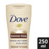 Dove Summer Glow Gradual Self Tanner Body Lotion sun-kissed skin from first use Medium to Dark 24-hour nourishment for moisturising skin care 250 mL