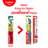 Colgate 360° Advanced Whole Mouth Health Manual Toothbrush, 1 Pack, Medium Bristles with 4 Zone Bacteria Removing Action