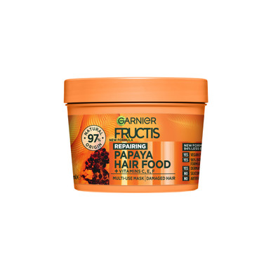 Garnier Fructis Hair Food Repairing Papaya Multi Use Treatment for Damaged Hair 390ml