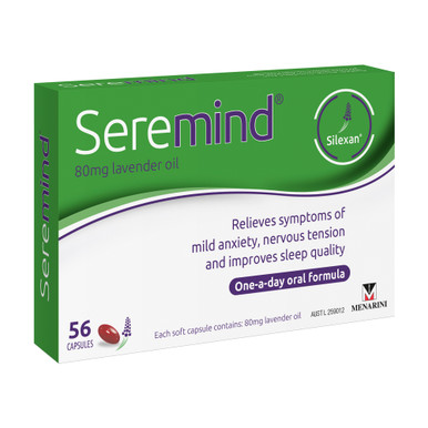 Seremind Lavender Oil 80mg 56 Capsules