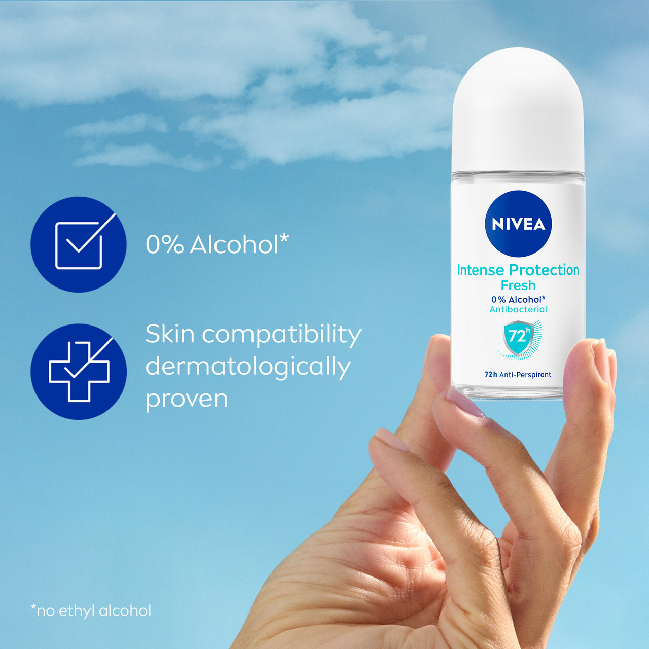 NIVEA INTENSE PROTECTION Fresh Anti-Perspirant Roll-On Deodorant