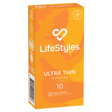 LifeStyles® Ultra Thin Condoms 10 Pack