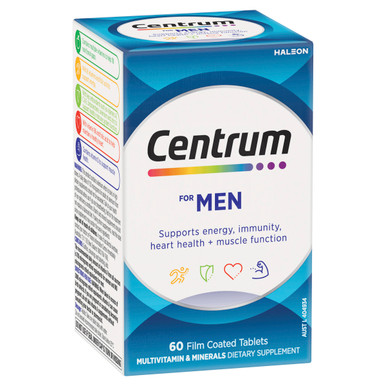 Centrum for Men 60 Film Coated Tablets