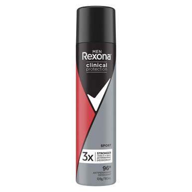 Rexona For Men Clinical Protection Antiperspirant Aerosol Deodorant Sport 180 mL