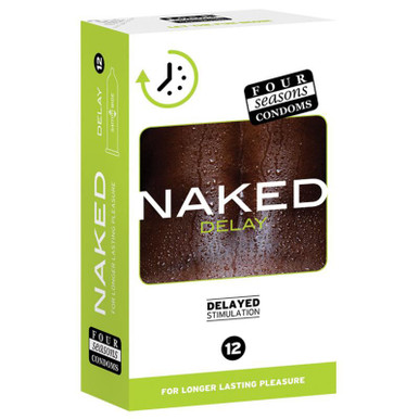 Four Seasons Naked Delay Condoms 12 Pack