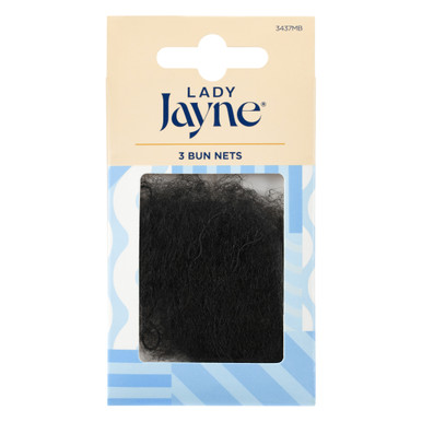 Lady Jayne Mid Brown Bun Nets - 3 Pk