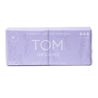 TOM Organic Cotton Super Tampons 16