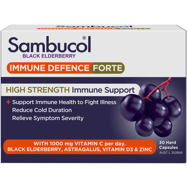 Sambucol Immune Defence Forte Caps 30s
