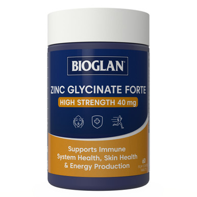 Bioglan Zinc Forte High Strength 40mg Tablets 60