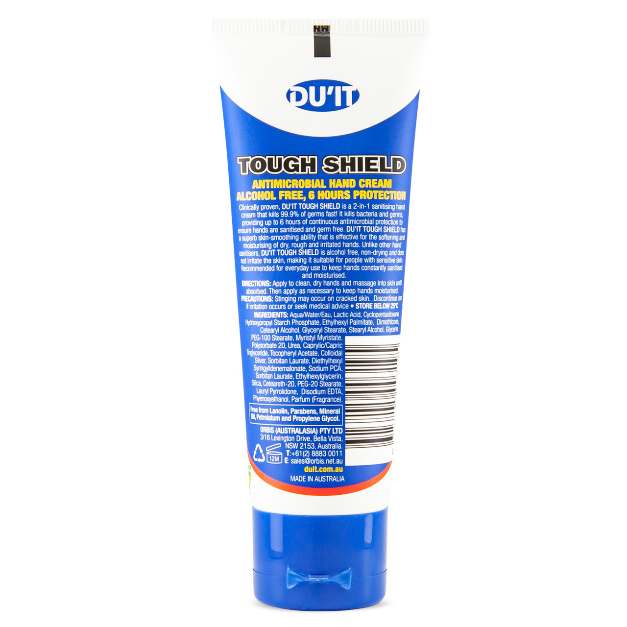 DU'IT Tough Shield Sanitising Hand Cream 75g