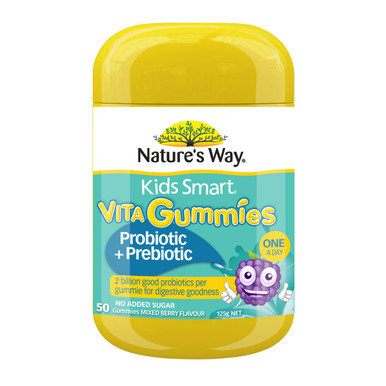 Nature's Way Kids Smart Vita Gummies Probiotic + Prebiotic 50