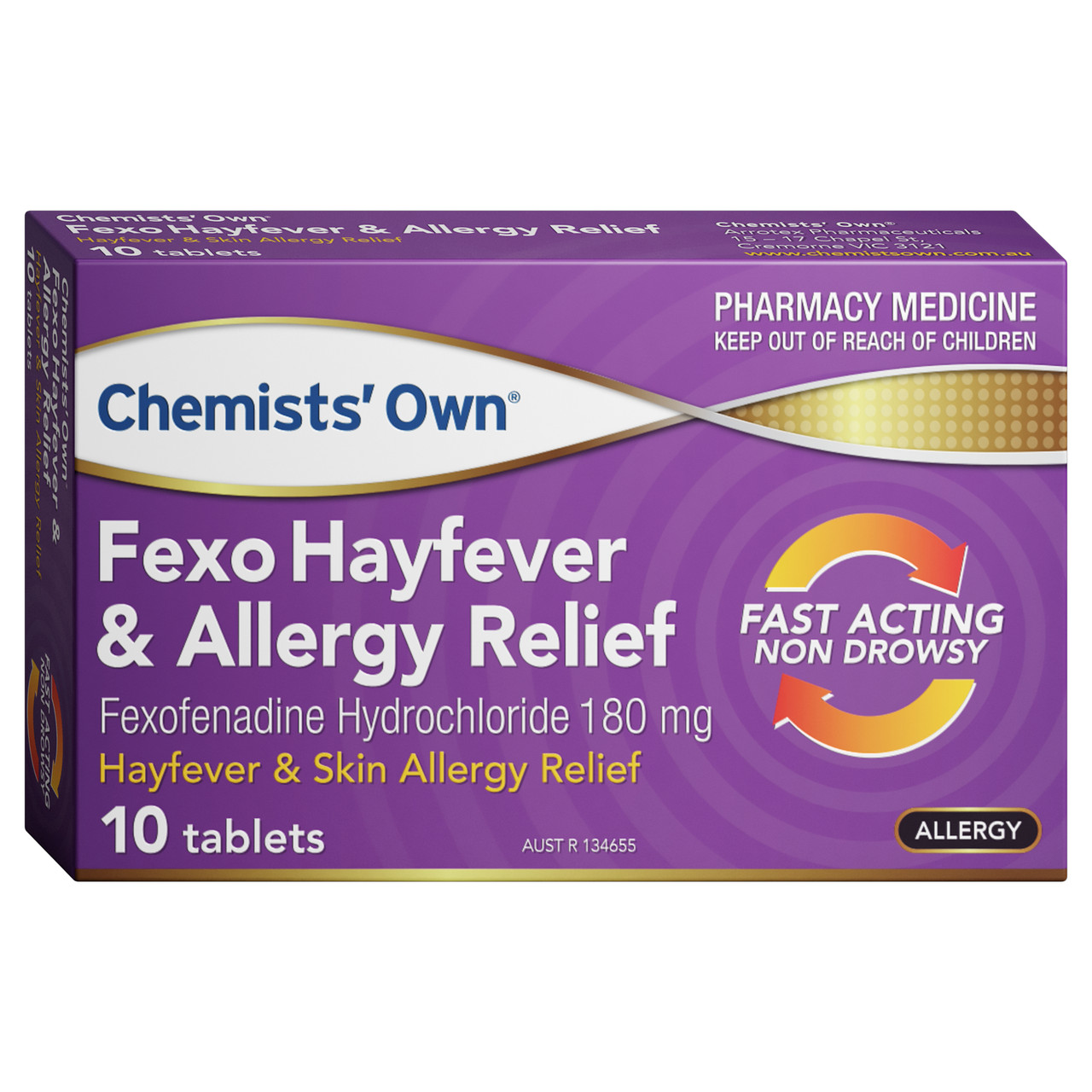 Chemists' Own Fexo Tablets 180mg 10