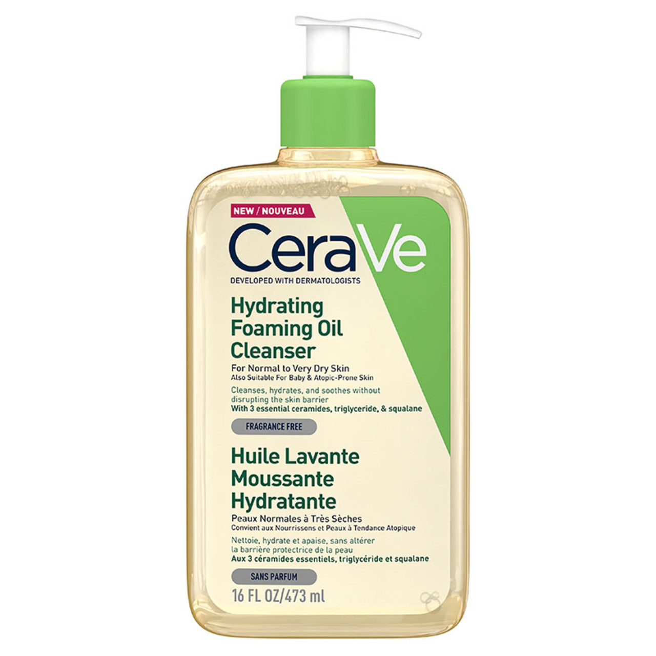 CeraVe Ceramides Hydrating Foaming Oil Cleanser 473ML