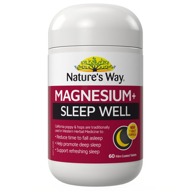 Nature's Way Magnesium + Sleep Well Tablets 60