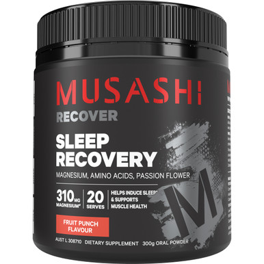 Musashi Sleep Recovery Fruit Punch 300g