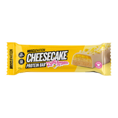 Muscle Nation Zesty Lemon Cheesecake Protein Bar 50g