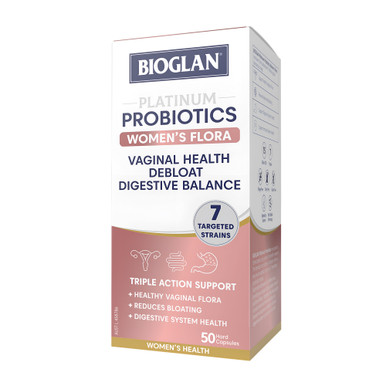 Bioglan Platinum Probiotics Women's Flora 50 Capsules
