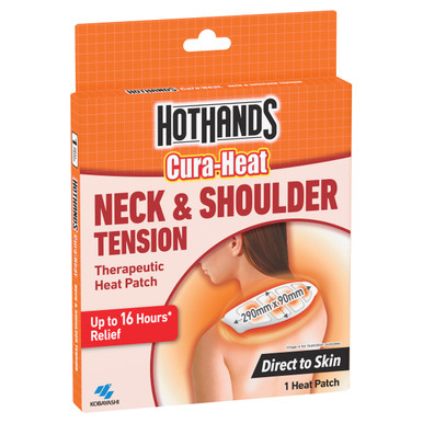 Hot Hands Cura-Heat Neck & Shoulder Tension 1 Pack