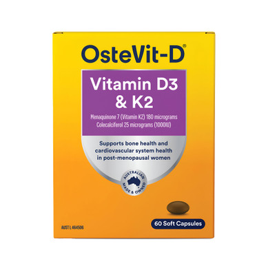 OsteVit-D Vitamin D3 + K2 60 Capsules