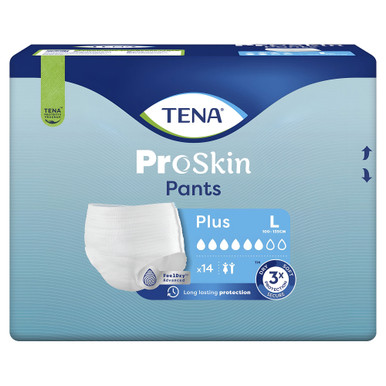 TENA ProSkin Pants Plus Large (L) 14 Pack