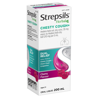Strepsils Herbal Chesty Cough+ Liquid 200ml