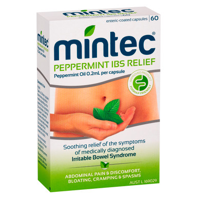 Mintec Peppermint IBS Relief 60's Capsules
