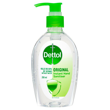 Dettol Healthy Touch Liquid Antibacterial Instant Hand Sanitiser 200mL
