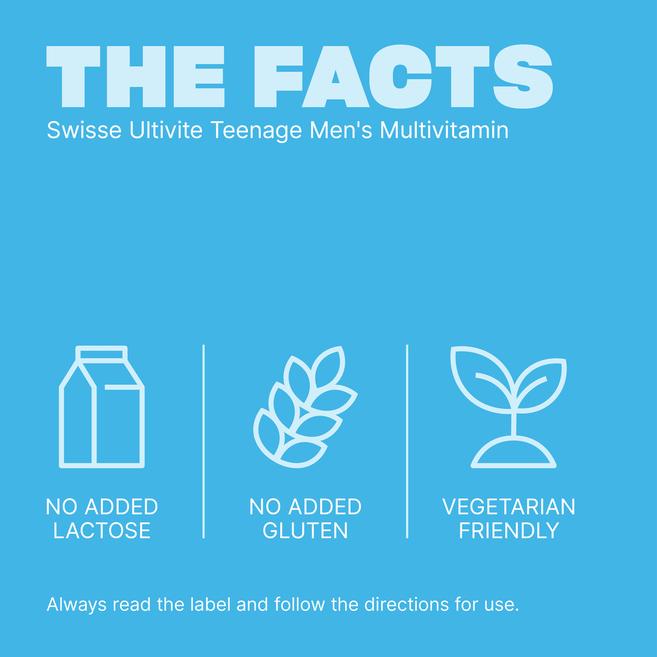Swisse Ultivite Teenage Men's Multivitamin 60 Tablets