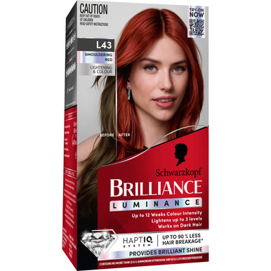 Schwarzkopf Brilliance L43 Smouldering Red