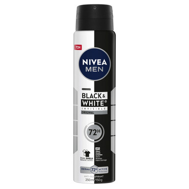 NIVEA MEN Black & White Original Anti-perspirant Aerosol 250ml