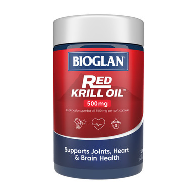 Bioglan Red Krill Oil 500mg 120 Capsules