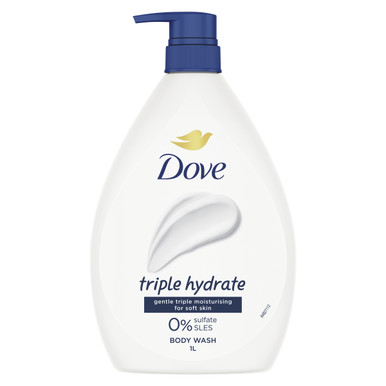 Dove Triple Moisturising Body Wash 1 Litre