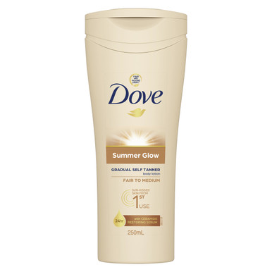 Dove Summer Glow Gradual Tan Body Lotion Fair To Medium  250ml