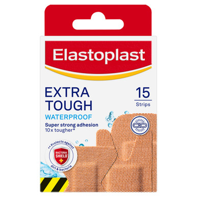 Elastoplast Extra Tough Waterproof 15 Pack