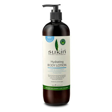 Sukin Hydrating Body Lotion Lime and Coconut 500ml