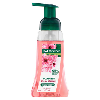 Palmolive Foaming Hand Wash Soap, 250mL, Japanese Cherry Blossom Pump, No Parabens Phthalates or Alcohol