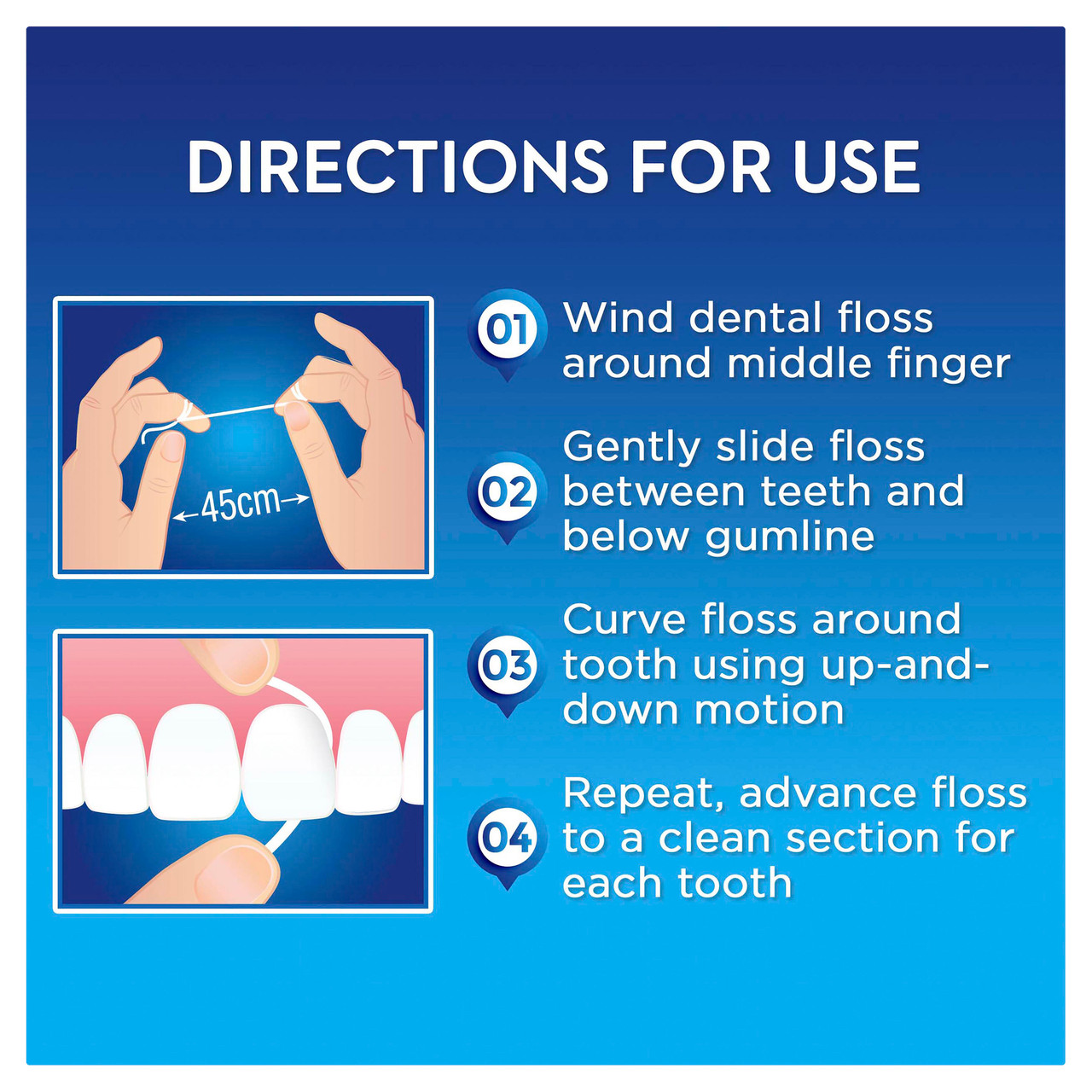 Oral-B Essential Floss Waxed 2x50m