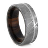 8 mm Meteorite with Ironwood Sleeve in Titanium - MS305M