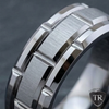 8 mm Tungsten Mens Wedding Bands - U127C