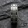 8 mm Tungsten Mens Wedding Bands - U127C