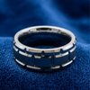 8 mm Tungsten Mens Wedding Bands - U127C