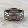 8 mm Tungsten Mens Wedding Bands - U127C